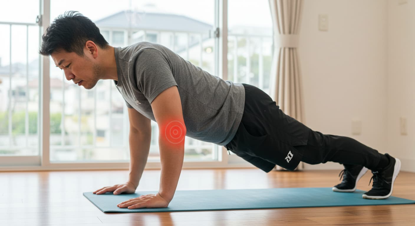 ゴルフ肘 腕立て伏せ