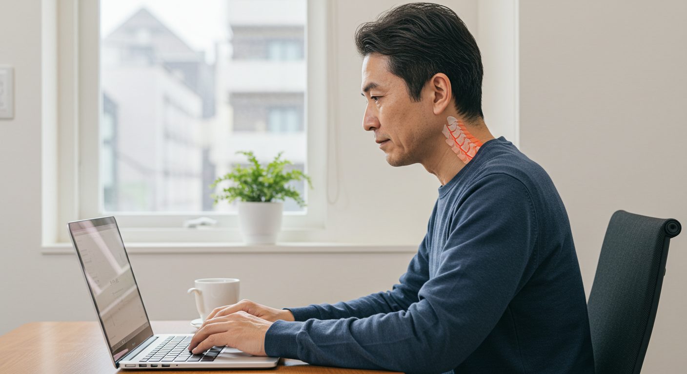 ストレートネック パソコン